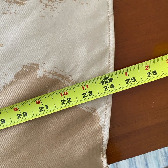 ✨NWT✨Donna Karan New York | Gold Satin Zipper/Gathered Neckline Blouse Sz XL - Picture 13 of 14